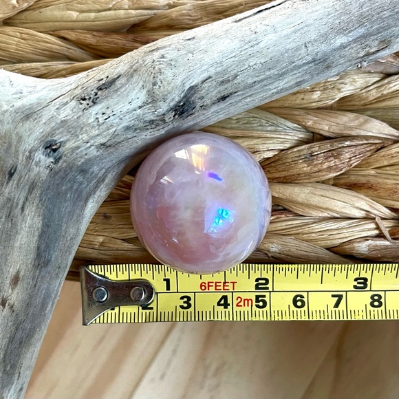Rose quartz sphere small - Picture 9 of 12